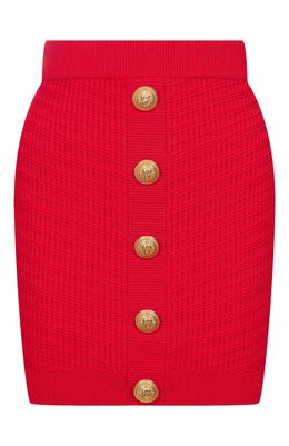 Balmain: Юбка из вискозы 