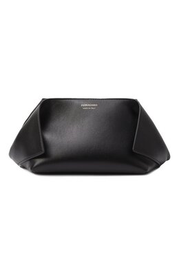 Ferragamo: Чёрный клатч 