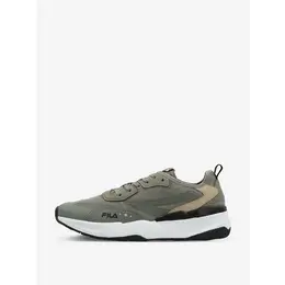 Fila: Кроссовки цвета хаки 