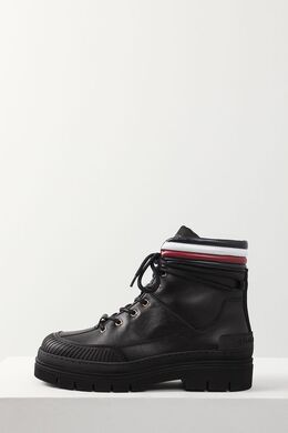 Tommy Hilfiger: Чёрные ботинки 