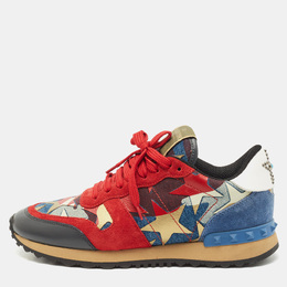 Valentino: Двухцветные кроссовки  Rockrunner