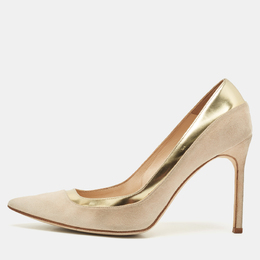 Manolo Blahnik: Двухцветные туфли 
