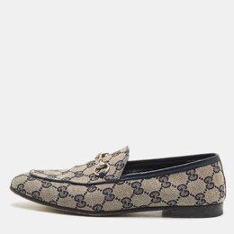 Gucci: Бежевые лоферы  Horsebit