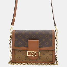 Louis Vuitton: Коричневая сумка 
