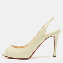 Christian Louboutin: Светлые сандалии 