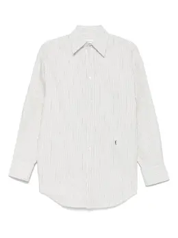 Saint Laurent: Рубашка в полоску 