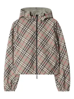Burberry: Бежевая куртка 