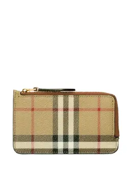 Burberry: Бежевый картхолдер  Vintage Check
