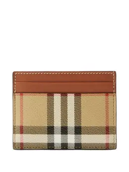 Burberry: Бежевый картхолдер  Vintage Check