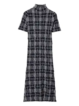 Burberry: Платье в клетку 