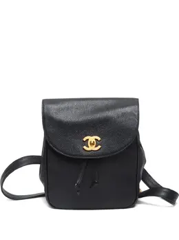 CHANEL Pre-Owned: Чёрная сумка 