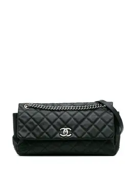 CHANEL Pre-Owned: Чёрная сумка через плечо 