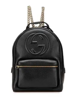 Gucci Pre-Owned: Чёрный рюкзак 