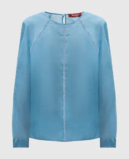 Max Mara: Голубая блуза 