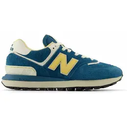 New Balance: Синие кроссовки  574