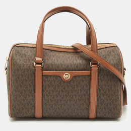 Michael Kors: Коричневая спортивная сумка  Jet Set