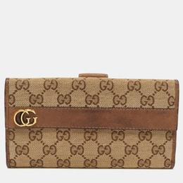 Gucci: Бежевый кошелёк  Double G