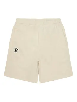 AAPE BY *A BATHING APE®: Бежевые шорты 