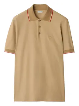 Burberry: Хлопковое поло 