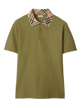 Burberry: Поло с воротником 