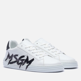MSGM: Белые кроссовки 