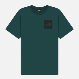 The North Face: Зелёная футболка  Fine