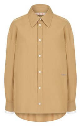 Marni: Хлопковая рубашка 