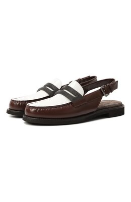 Brunello Cucinelli: Коричневые лоферы 
