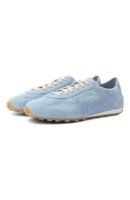 Santoni: Голубые кроссовки 