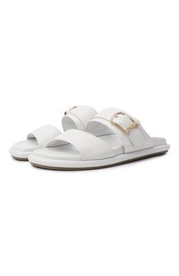 Santoni: Белые шлёпанцы 