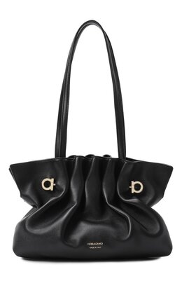 Ferragamo: Чёрная сумка 