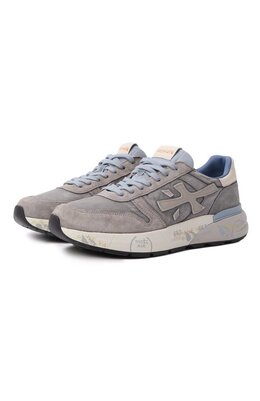 Premiata: Серые кроссовки  Mick