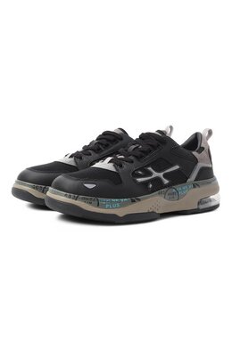 Premiata: Чёрные кроссовки  Drake