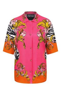 Versace Jeans Couture: Рубашка из вискозы 