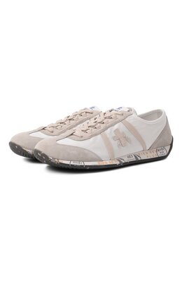 Premiata: Серые кроссовки 