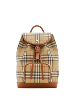 Burberry: Бежевый рюкзак 