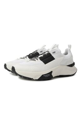 Valentino: Белые кроссовки 