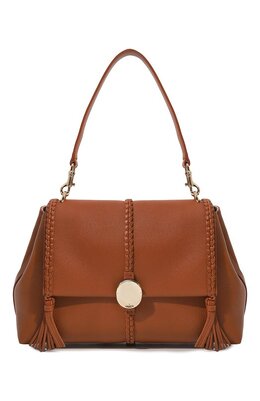 Chloé: Коричневая сумка 