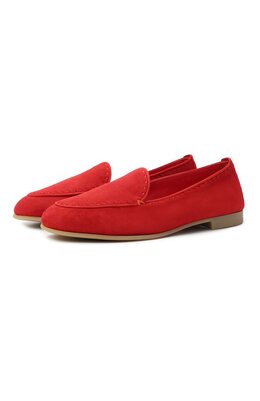 Santoni: Красные лоферы 