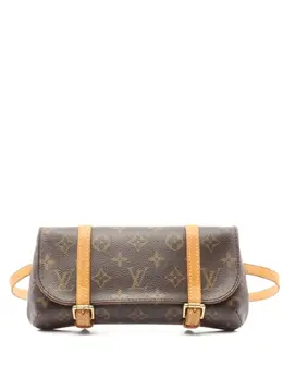 Louis Vuitton Pre-Owned: Коричневая поясная сумка 