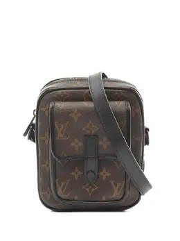 Louis Vuitton Pre-Owned: Коричневая сумка через плечо 