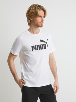 Puma: Белая футболка 