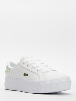 Lacoste: Белые кроссовки 