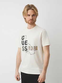 Guess: Светлая футболка 