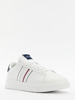 Tommy Hilfiger: Белые кроссовки 