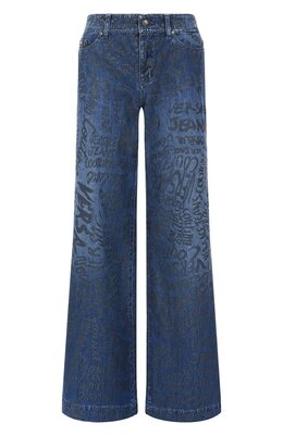 Versace Jeans Couture: Кожаные джинсы 