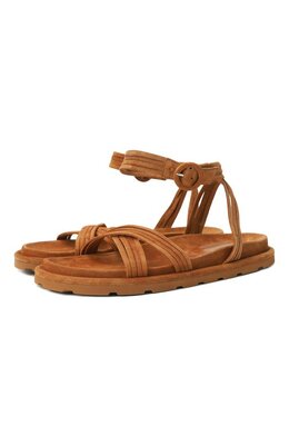 Gianvito Rossi: Коричневые сандалии 