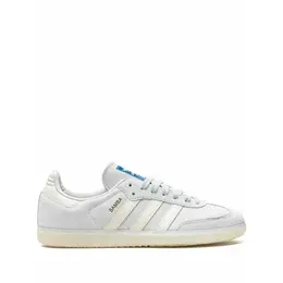 adidas: Синие кроссовки  Samba