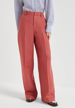 BRUNELLO CUCINELLI: Красные брюки 