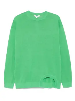 Tibi: Зелёный свитер 